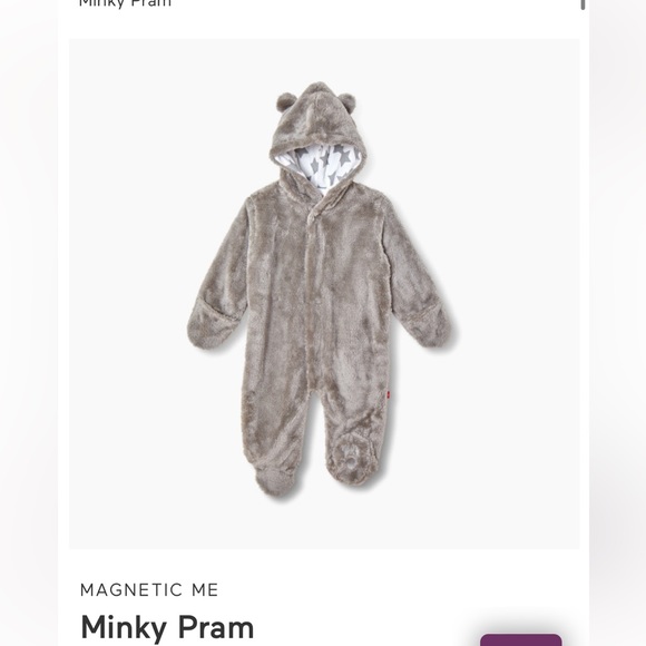 Magnetic Me- Milky Parm 0-3 months - Picture 1 of 5
